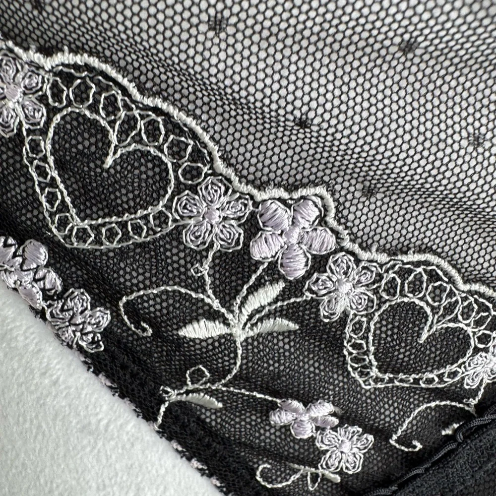 2pc NWT For Love & Lemons "Amour" Set, Retro Longline bra & panty - Picture 11 of 14